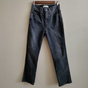 Madewell Slim Demi Boot Jeans Harlocke Wash Size 24